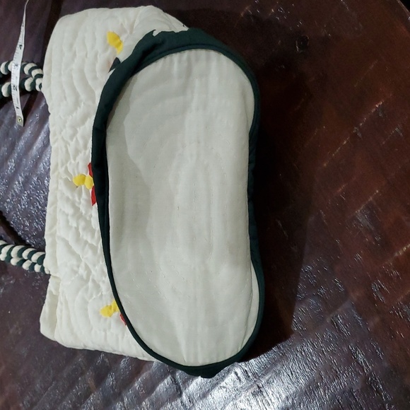 QUILTED HIBISCUS HAWAIIAN FLOWERS SHOULDER BAG TOTE ISLANDER HANDMADE TROPICAL - Picture 6 of 11